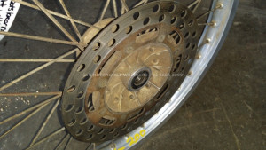Front Brake Disc Rotor off a Kawasaki KDX200 KDX 200 1991 91