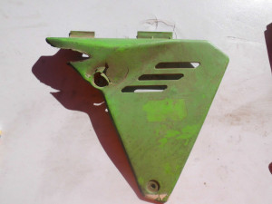 Right Side Cover Protector Off  KDX175  KDX 175 1983