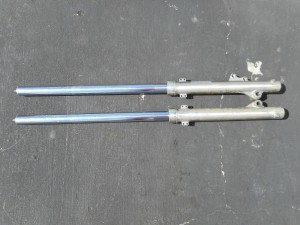 Front Suspension Forks 38mm For 1984  Kawasaki KLR600 KLR 600 good