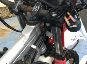 Triple Clamps Steering Stem Tree for Kawasaki KLR250 KLR 250 1989 89