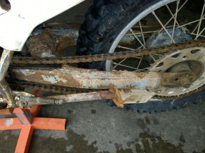 Swingarm Rear Suspension Swing Arm for Honda XR200 XR 200 1997 97