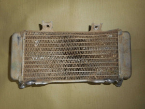 Left Side Radiator Off Honda CRF250R CRF 250 R 2006