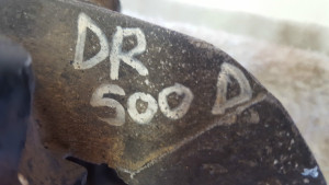 DR500 head and rocker cover