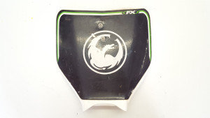 Number Race Plate White Kawasaki KX250F Suzuki RM-Z250 RMZ KX 250 2004