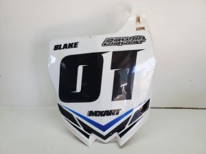 Front Race Number Plate YZ450F 2013 YZ 450 F Yamaha 10-17 #823