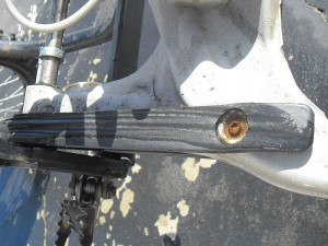 KTM 450SX-F 450 SX-F SXF SX/F Chain Slider 2008 08 Good condition