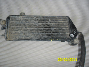 Yamaha DT200 DT 200 1991 91 Left Radiator Water Cooler Parts Bits Rough