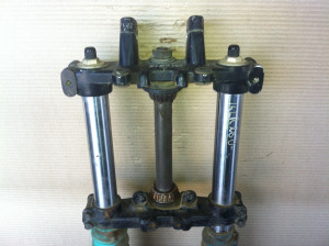 Kawasaki KLR250 KLR 250 1990 90 Triple Clamps Steering Stem Tree
