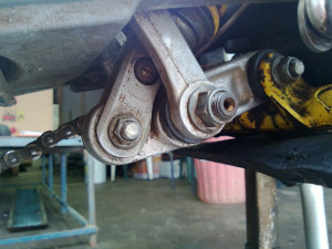 Rear Suspension Shock Linkage Knuckle Dogbone suit Suzuki RM125 RM 125 1992 92
