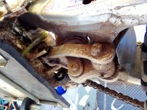 Husqvarna WR250 WR 250 Rear Suspension Shock Swingarm Linkages 1995 95