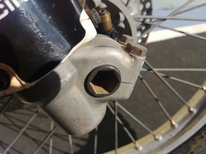 Front Axle to suit Yamaha WR400F WR WRF 400 1999 99