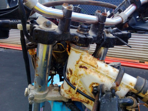 Triple Clamps Steering Stem Tree for Yamaha DT200R DT 200 1992 92