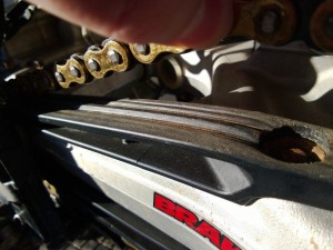 Chain Slider Swingarm Protector to suit KTM 250SXF 250 SX-F 2007 07