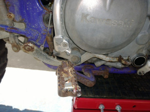 Rear Brake Pedal Lever for Kawasaki KLX650 KLX 650 B 1996 96