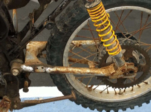 Swingarm Rear Suspension Swing Pivot Arm to suit Yamaha RT100 RT 100