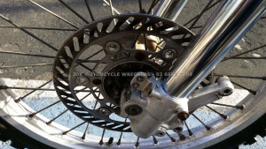 Front Brake Disc Rotor off a Kawasaki KX250 KX 250 125 1995
