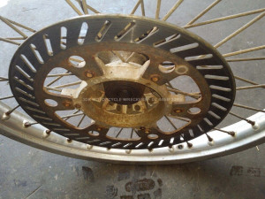 Front Brake Disc Rotor off a Husqvarna WR250 WR 250 360 1991 91
