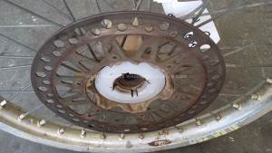 Front Brake Disc Rotor off a Suzuki RM250 RM 250 125 1991 91