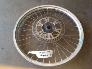 Front Wheel Hub Spokes Rim Off A Husqvarna WR250 WR 250 360 1996 96