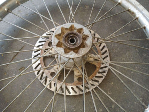 Front Wheel Hub Spokes Rim Off A Husqvarna WR360 WR 360 250 1994 94