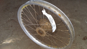 Front Wheel Hub Spokes Rim off a Kawasaki KDX200 KDX 200 1991 91