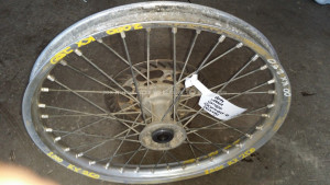 Front Wheel Hub Spokes Rim off a Kawasaki KX250 KX 250 125 2000 00