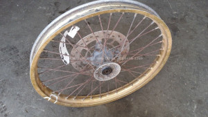 Front Wheel Hub Spokes Rim off a Suzuki 1985 85 TS250 DR200 DR TS 250 200 ?