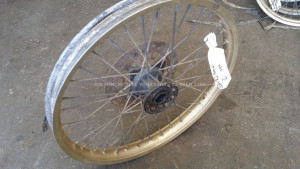 Front Wheel Hub Spokes Rim off a Suzuki 1989 89 DR TS 250 ??
