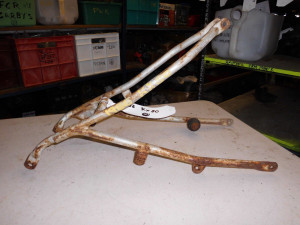 Subframe Rear Sub Frame for kawasaki 1986 KX80 KX 80 fair