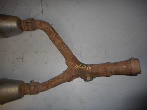 Intermediate 1 into 2  Y Exhaust Pipe Honda CRF250 CRF 250 2007