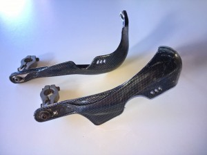 Carbon Look Hand Guards for Yamaha WR450F WRF 450 2007 07