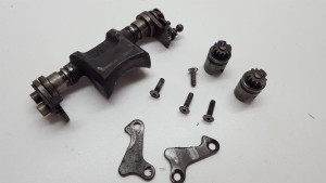 KTM 250EXC 2001 Power valve assy exhaust control flap - 01-02 EXC SX