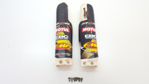 Front Fork Guards Suzuki RM85 RM 85 85L Left Right Pair Protectors 2002-2015
