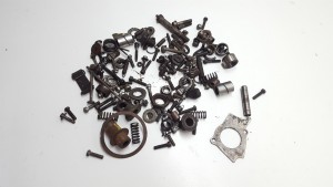 Yamaha YZ250 Hardware Kit YZ 250 1980-1987 Nuts Bolts Springs Washer Clips Strap Plate #2
