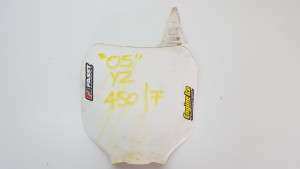 Race Front Number Plate Yamaha YZ450F YZ250T 2005
