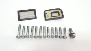 Outer Clutch Cover Bolts + Filter Screen Honda CRF450R 2016 CRF 450 15-16 