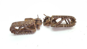 Footrests Yamaha YZ250 1992 YZ WR 125 250 92-95 2T Foot Pegs