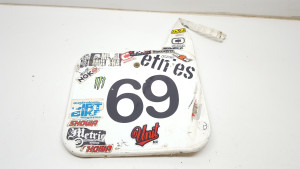 Race Front Number Plate Honda CR125R 1991 250 500 90-91 #662