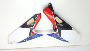 Side Covers Number Plates Yamaha WR450F 2016 16-19 250 #665 