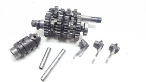 Transmission Gearbox Internals Shift Forks Drum Suzuki RM125 1994 #679