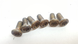 Front Wheel Brake Disc Screws Yamaha YZ125 2002 89-20 YZ 80 85 125 250 WR 400 426 450 #676