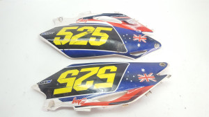 Side Covers Number Plates 2 Honda CRF250R 2010 10-13 #685