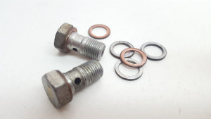Front Brake Banjo Bolts Husqvarna TE310 2012 2011 TE250 #686