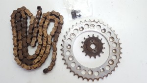 Chain & Sprockets Honda XR250 1994 90-95 XR250R #691