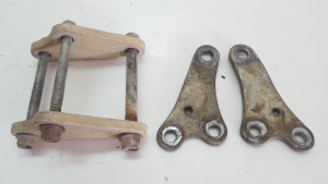 Upper Low Engine Mount Brackets Plate Kawasaki KLX400R 2003 Suzuki DRZ400 KLX DRZ 400