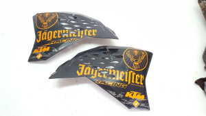 Radiator Shrouds Spoiler Kit KTM 300EXC 2009 08-10 300 250 200 EXC Jagermeister #698