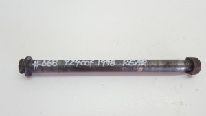 Rear Wheel Axle Yamaha YZ 400F 1998 89-98 125 250 WR Worn Thread #668