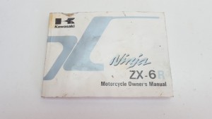 Owner's Manual Kawasaki Ninja ZX-6R ZX600 1996