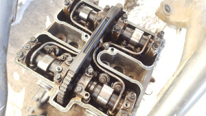 Motor Engine Head Bottom Kawasaki KLE500 1992 1993 1994 #712