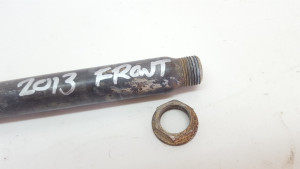 Front Axle Suzuki RMZ450 2013 250 07-19 #TES